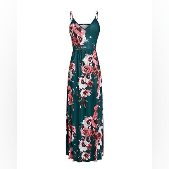 UNTRANCE Floral Spaghetti Strap Maxi Dress NWT - Picture 2 of 8